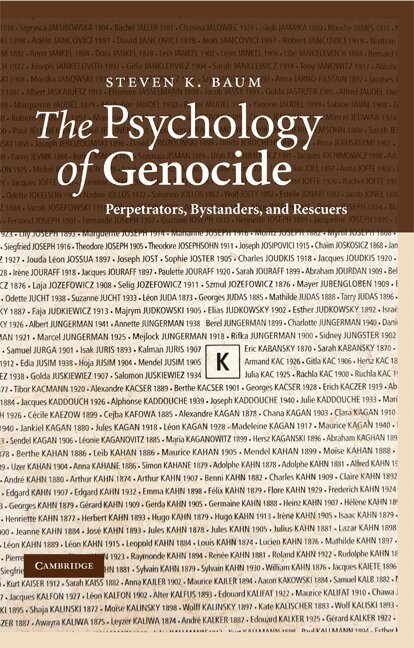 Steven K. Baum - The Psychology of Genocide, Inbunden. Tillgänglighet: Lägg i varukorg