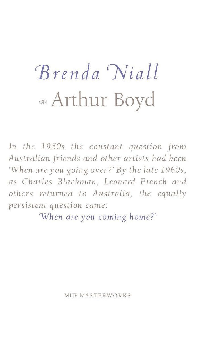 Brenda Niall - Brenda Niall on Arthur Boyd, Häftad