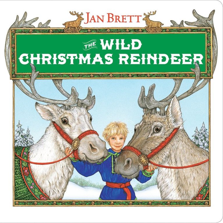 Jan Brett - The Wild Christmas Reindeer, Kartonnage