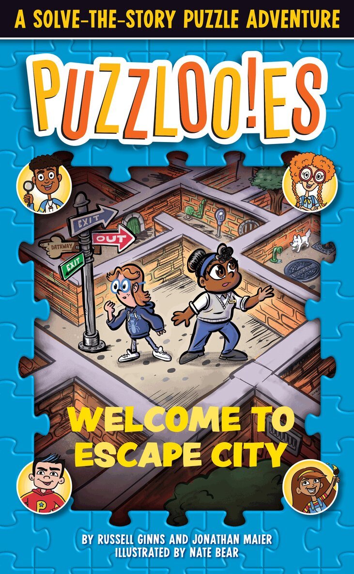 Russell Ginns - Puzzlooies! Welcome to Escape City, Häftad
