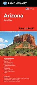Rand McNally Easy to Read Folded Map: Arizona State Map