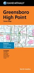 Rand McNally Folded Map: Greensboro, High Point Street Map