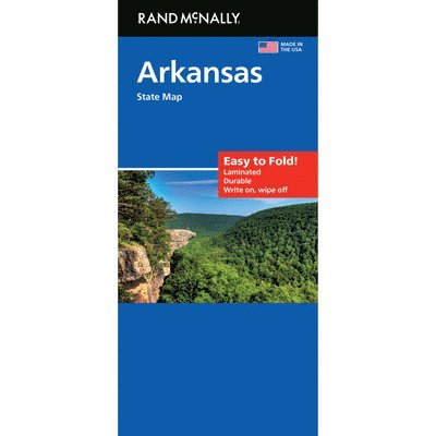 Rand McNally - Rand McNally Easy to Fold: Arkansas State Map. Tillgänglighet: Lägg i varukorg