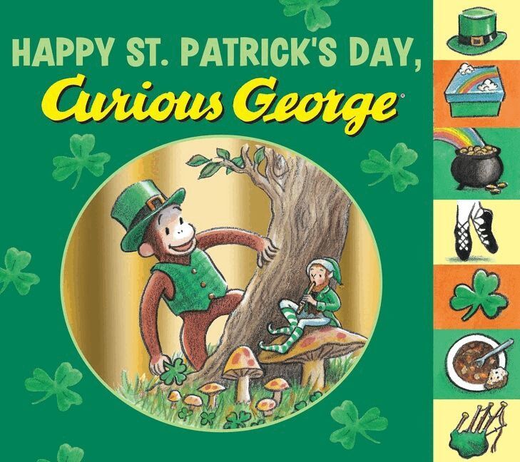 H. A. Rey - Happy St. Patrick's Day, Curious George, Kartonnage
