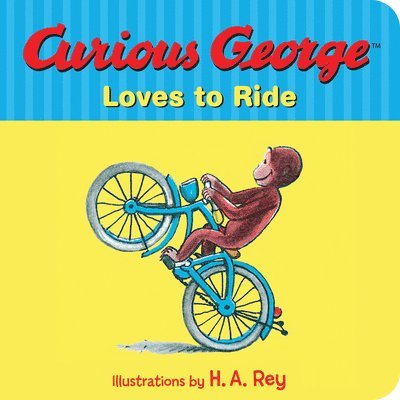 H. A. Rey, Margret Rey - Curious George Loves to Ride, Kartonnage