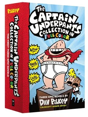 The Captain Underpants Color Collection (Captain Underpants #1-3 Boxed Set): From the Creator of Dog Man