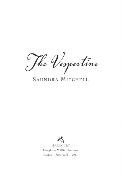 Saundra Mitchell - Vespertine, E-bok