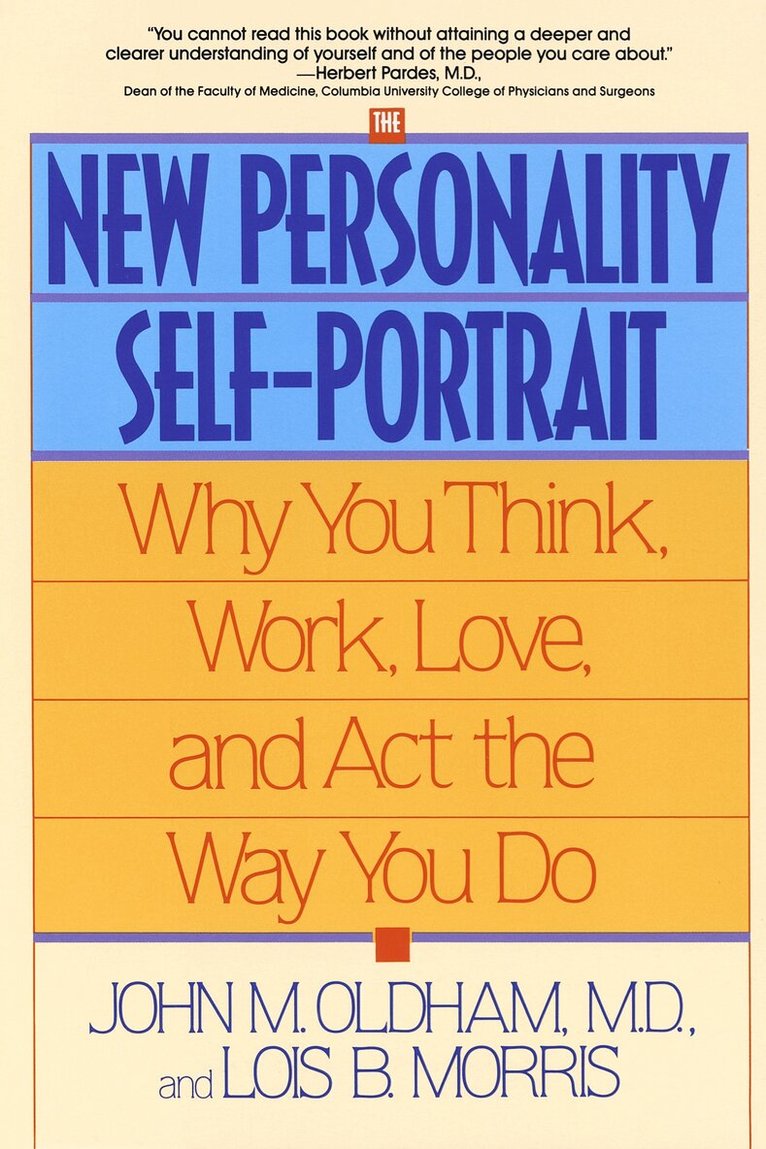 John Oldham, Lois B. Morris - New Personality Self-Portrait, Häftad