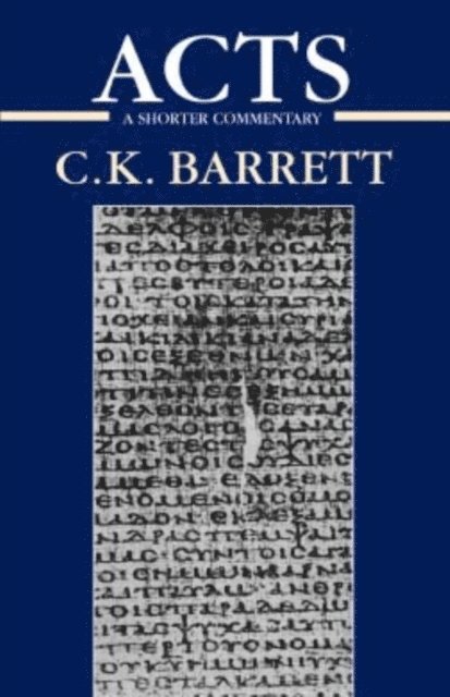 C. K. Barrett - Acts of the Apostles, E-bok