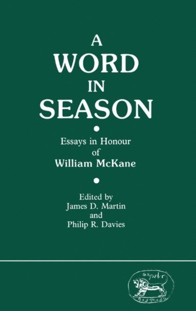 Philip R. Davies, James D. Martin - Word in Season, E-bok