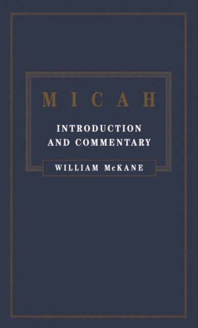 William McKane - Micah, E-bok