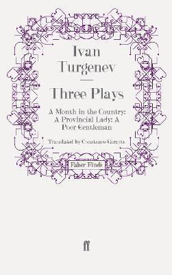 Three Plays by Ivan Turgenev