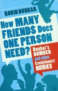 How Many Friends Does One Person Need?