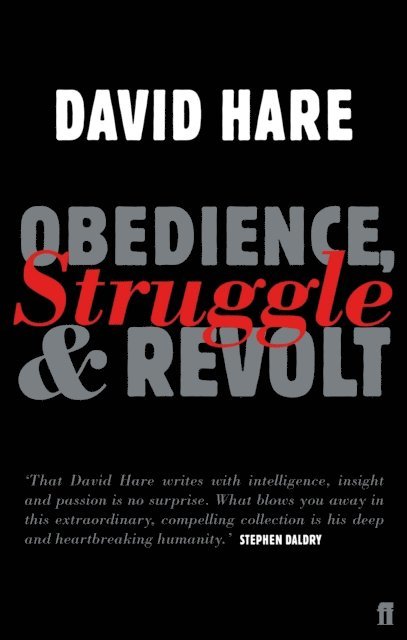 David Hare - Obedience, Struggle and Revolt, E-bok