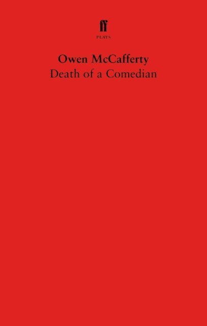 Owen McCafferty - Death of a Comedian, E-bok