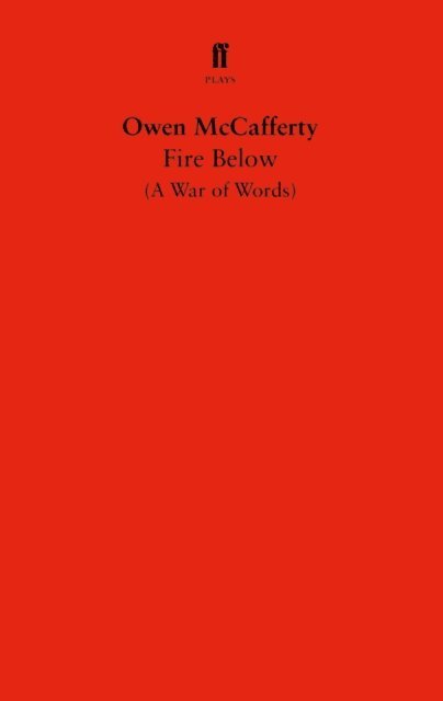 Owen McCafferty - Fire Below, E-bok