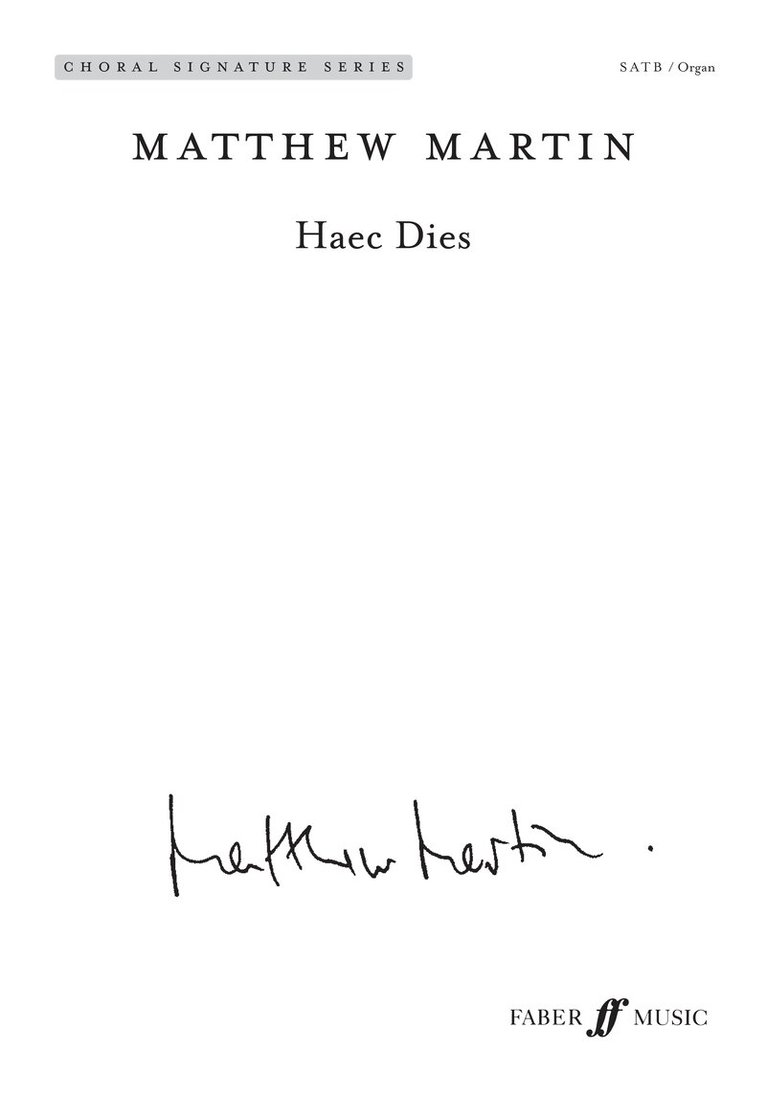 Haec Dies. Tillgänglighet: Lägg i varukorg