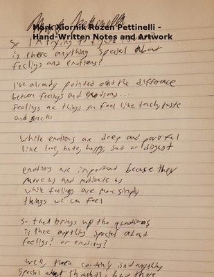 Mark Rozen Pettinelli - Mark Xiornik Rozen Pettinelli - Hand-Written Notes and Artwork, Häftad. Tillgänglighet: Lägg i varukorg