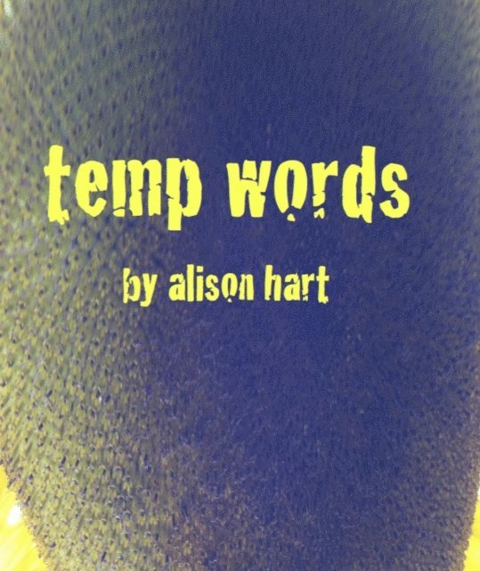 Alison Hart - temp words, E-bok