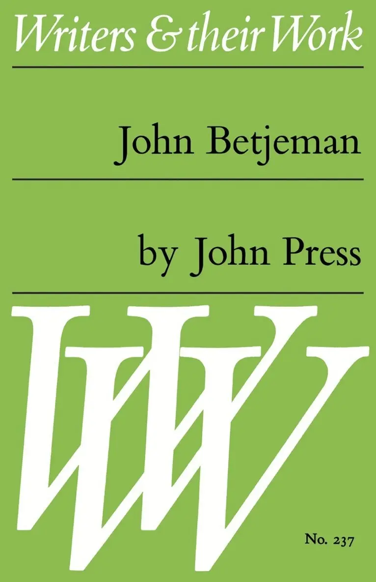 John Press - John Betjeman, Häftad. Tillgänglighet: Tillfälligt slut