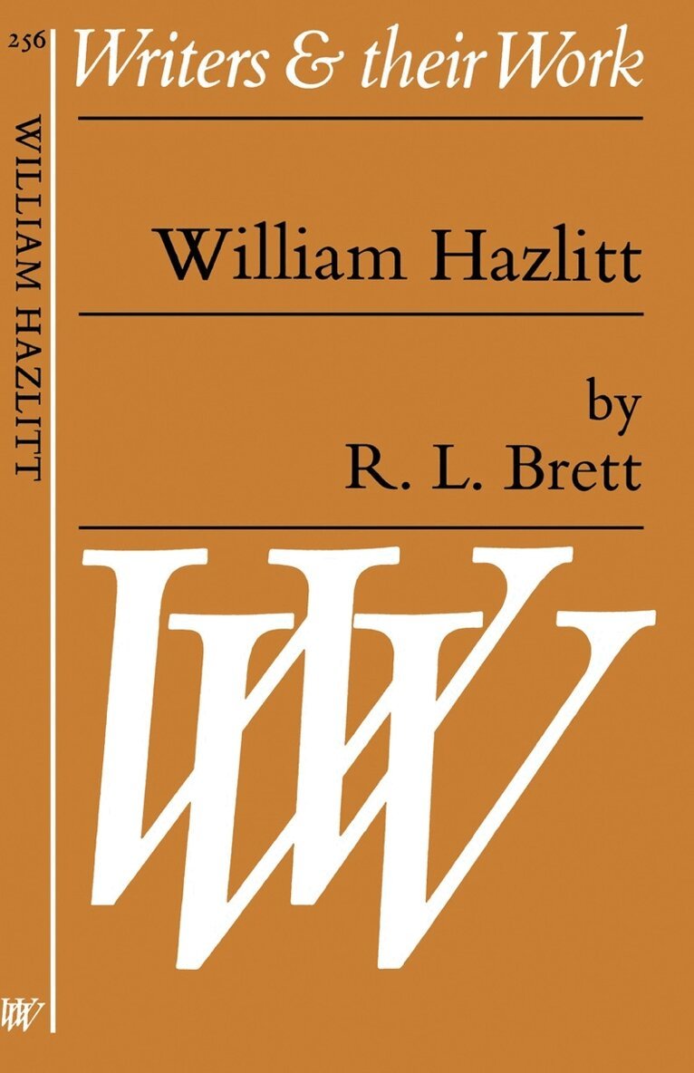 R. L. Brett - William Hazlitt, Häftad. Tillgänglighet: Tillfälligt slut