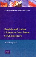 English and Italian Literature From Dante to Shakespeare