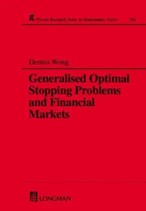 Dennis Wong - Generalized Optimal Stopping Problems and Financial Markets, Inbunden. Tillgänglighet: Lägg i varukorg