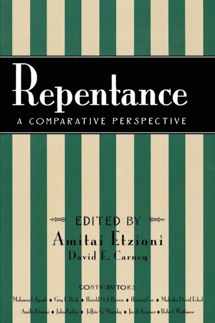 Amitai Etzioni, David E. Carney - Repentance, E-bok