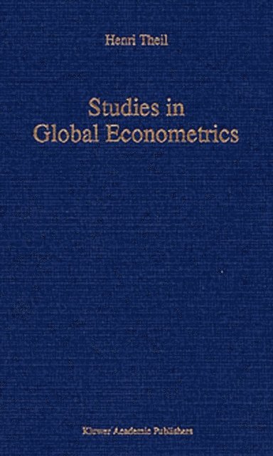H. Theil - Studies in Global Econometrics, E-bok