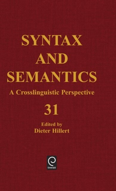 Dieter Hillert - Sentence Processing: A Crosslinguistic Perspective, E-bok