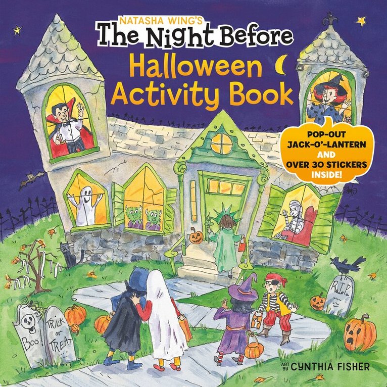 Natasha Wing - Night Before Halloween Activity Book, Häftad