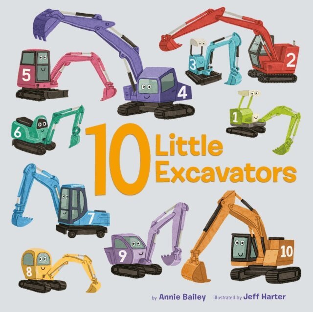 Annie Bailey - 10 Little Excavators, E-bok