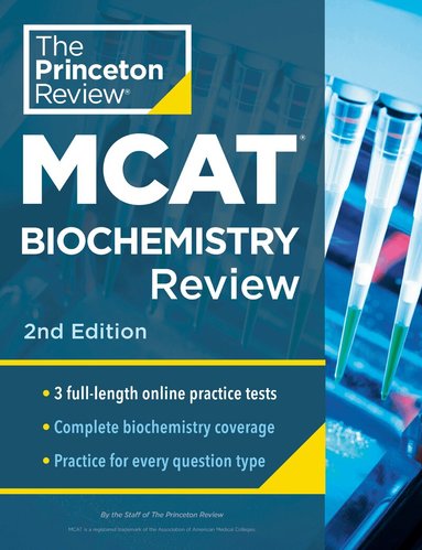 Princeton Review - Princeton Review MCAT Biochemistry Review, Häftad