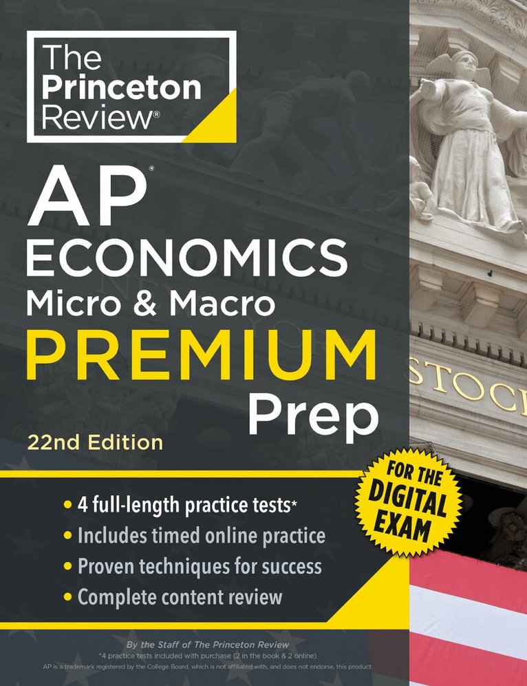 Princeton Review - Princeton Review AP Economics Micro & Macro Premium Prep, 22nd Edition, Häftad
