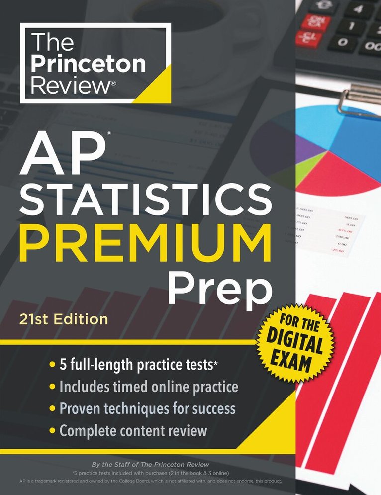 Princeton Review - Princeton Review AP Statistics Premium Prep, 21st Edition, Häftad