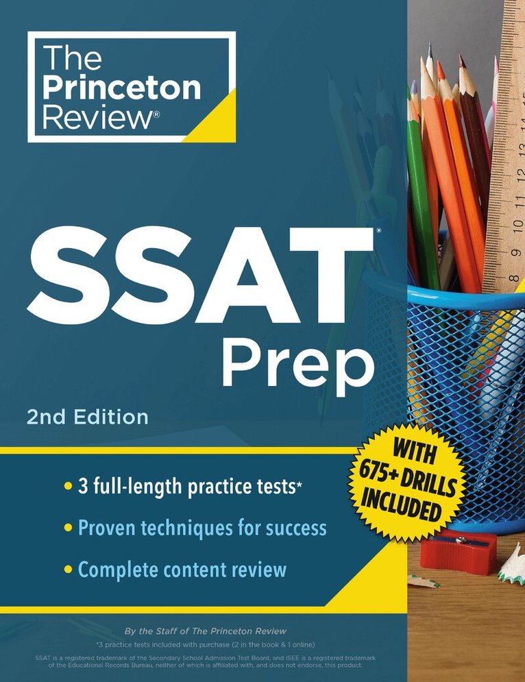 Princeton Review - Princeton Review SSAT Prep, Häftad