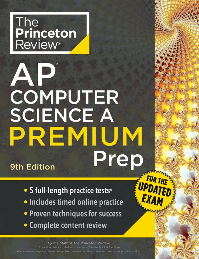 Princeton Review - Princeton Review AP Computer Science A Premium Prep, 9th Edition, Häftad. Tillgänglighet: Lägg i varukorg