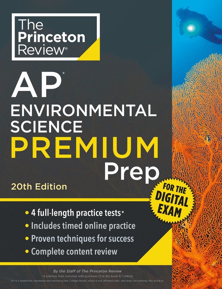 Princeton Review - Princeton Review AP Environmental Science Premium Prep, 20th Edition, Häftad. Tillgänglighet: Lägg i varukorg