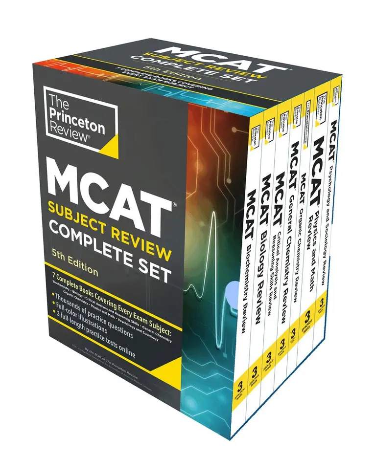 Princeton Review MCAT Subject Review Complete Box Set, 5th Edition