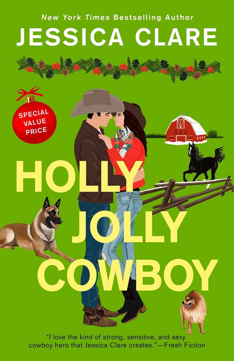 Jessica Clare - Holly Jolly Cowboy, Häftad