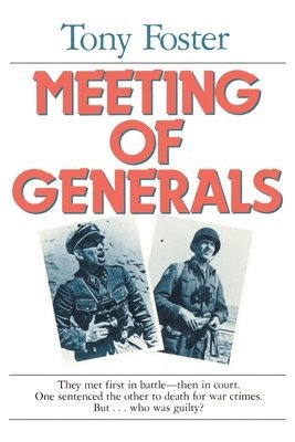 Tony Foster - Meeting of Generals, Häftad