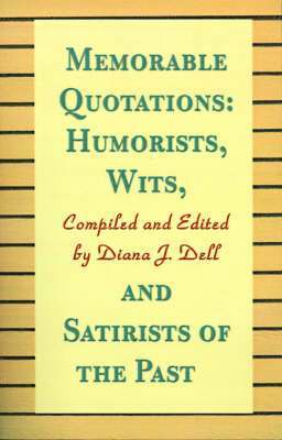 Humorists, Wits, and Satirists of the Past