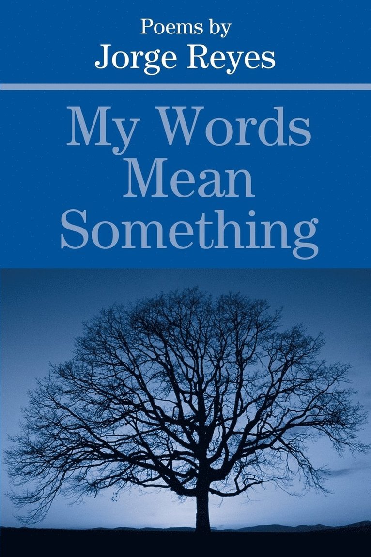 Jorge Reyes - My Words Mean Something, Häftad. Tillgänglighet: Lägg i varukorg