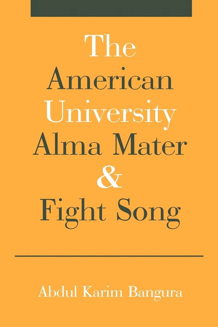American University Alma Mater