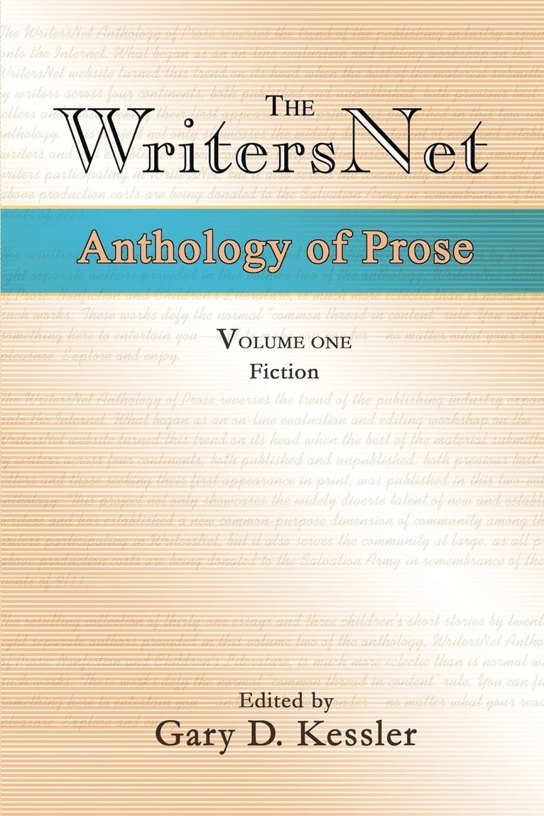 Gary D Kessler - WritersNet Anthology of Prose, Häftad