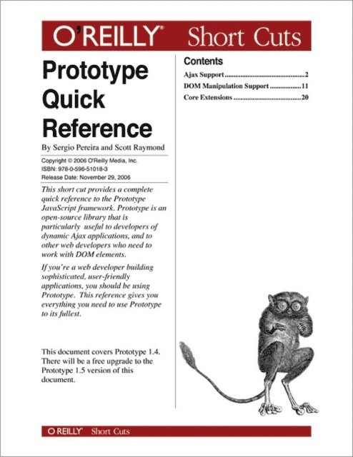 Sergio Pereira, Scott Raymond - Prototype Quick Reference, E-bok