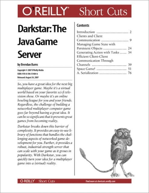 Brendan Burns - Darkstar: The Java Game Server, E-bok
