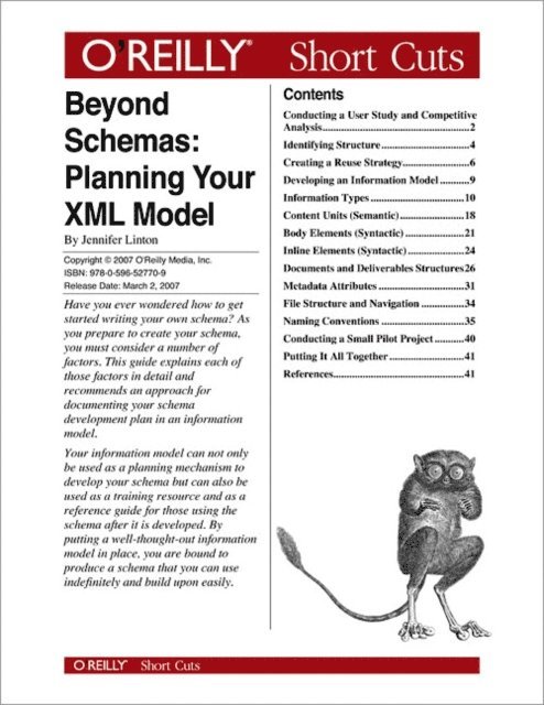 Jennifer Thompson - Beyond Schemas: Planning Your XML Model, E-bok