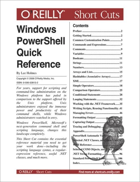 Lee Holmes - Windows PowerShell Quick Reference, E-bok