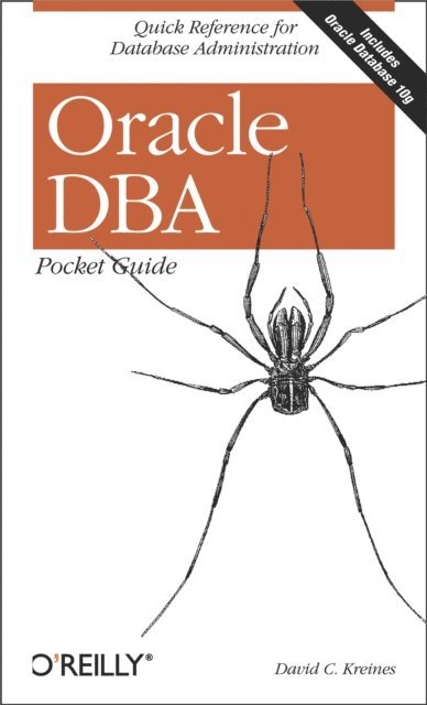 David C. Kreines - Oracle DBA Pocket Guide, E-bok